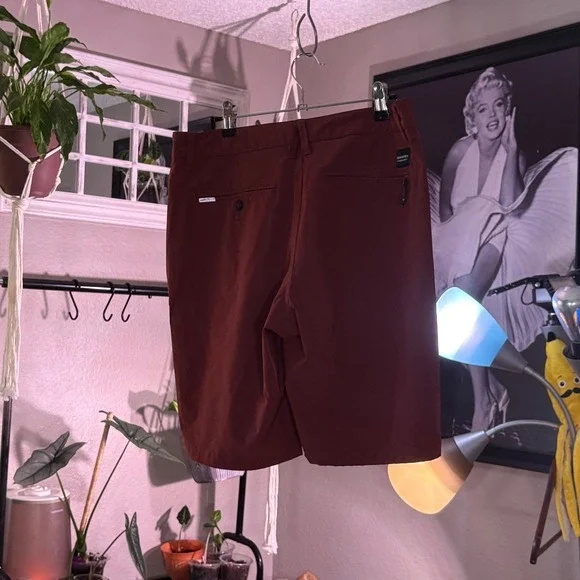 Quiksilver Amphibian Hybrid Shorts Size 32 Men's Casual Brown Surf‎ - Picture 4 of 6